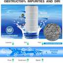 C1200 Pool Filter Cartridge, Compatible with Hayward CX1200RE, PA120, C-8412, Ultra-B2, FC-1293, Clearwater II 125, Waterway Pro Clean 125, 817-0125N, 120 sq.ft. 1Pack