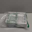 Zezzxu 40 Pack Clear Hinged Plastic Containers, Sturdy To Go Clamshell Food Containers with Lids, Disposable Take Out Boxes for Desserts Cake Slices Sandwich Salad Cookies (7.2 × 4.7 ×3 Inches)