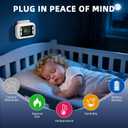 5 in 1 Carbon Monoxide Detectors, Natural Gas Detector with Dual Alarm & Built-in Battery, Propane CO Detector Plug in (Temp & Humidity) for Home RV Camping Travel (Black)