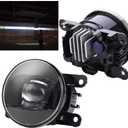 SIEMID New Generation LED Fog Lights Upgrade, Compatible with Nissa.n Xterra/Frontier/Pathfinder/Leaf/Titan & Subar.u XV Crosstrek/Forester/Outback/STI/BRZ/Legacy 2005 2007 2010 2011 2013 2017 2019