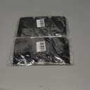 2 x BIAJIYA Card Holder for Back of Phone, Pouch Silicone Wallet Sleeve Pocket Stick-on ID Credit Card for All Smartphones (Black*5)