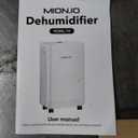 4500 Sq. Ft Dehumidifier for Basement Quilt Compressor Dehumidifiers for Home with Drain Hose, Energy Efficient, Intelligent Humidity Control, Dehumidifier for Bathroom, Bedroom, Office