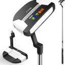 Golf Putter for Men and Women Right Handed Putters w Aim Line Golf Head Cover Included-34 Inches (Right Hand)