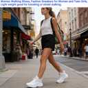Beita Basketball Shoes for Women Fashion Sneakers Sport Shoes Anti Slip Breathable Tennis Shoes Volleyball Shoes Pickleball Shoes Running Shoes Rubber Sole Indoor Outdoor Court Light Weight Wide (White)