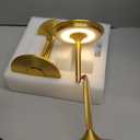 2 Pack Cordless Table Lamps Rechargeable, LED Portable 5000mAh Touch Table Light, 3 Color Stepless Dimming Battery Powered Table Lamp for Restaurant/Home/Outdoor/Camping.(Gold)