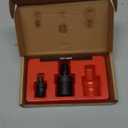 NEIKO 02486A Impact Universal Joint-Socket Swivel Set, Socket Extension Set Made From Cr-Mo with Included 1/4-, 3/8-, and 1/2-Inch Sockets, Set of 3