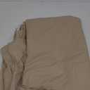 Bedsure 100% Washed Cotton Duvet Cover Twin - Warm Sand Minimalist Duvet Cover Set Linen Like - 2 Pieces GentleSoft Plain Simple Cotton Bedding Set with 1 Pillow Sham (Warm Sand, Twin, 68"x90")
