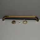 24 Inch Anti Slip Shower Grab Gold, Munzong Bathroom Grab Bar, Knurled Bathroom Balance Bar,Safety Hand Rail Support Handicap Elderly Injury Senior Assist Bath Handle