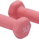 Amazon Basics Neoprene Dumbbell Hand Weights for Exercise and Muscle Toning