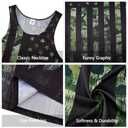 Goodstoworld Mens 3D Tank Top Novelty Graphic Breathable Quick Dry Sleeveless Beach Shirt S-4XL (XXL)