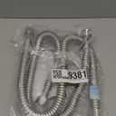 2 PACK Plus 1 inch Flexible Water Line, Water Heater Hose 1"FIP x 1" FIP x 24" Length, Stainless Steel Corrugated Water Heater Connector, Softener Flex Hose For Tankless (ID 0.95")