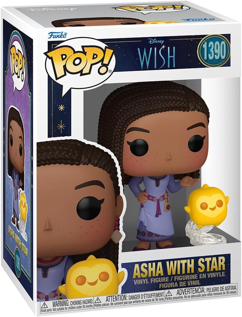 Funko POP! & Buddy: Disney Wish - Asha with Star - Collectable Vinyl Figure - Gift Idea - Official Merchandise - for Kids & Adults - Movies Fans - Model Figure for Collectors and Display