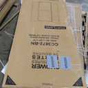 CKB 38 in. D x 38 in. W x 72 in. H Neo-Angle Shower Door, 1/4" (6mm) ANSI Tempered Glass with Easy Clean. Frameless Pivot Shower Enclosure with Towel bar. Reversible for Left or Right, Brushed Nickel