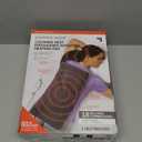 Calming Heat Massaging Weighted Heating Pad by Sharper Image- Weighted Electric Heating Pad with Massaging Vibrations, 9 Settings- 3 Heat, 6 Massage- 18 Relaxing Combinations, 12 x 24, 4 lbs