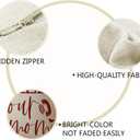 ULOVE LOVE YOURSELF Call Your Mom Throw Pillow Covers 1818" Funny Reversible Cushion Covers Have Fun Be Safe Children Dorm Room Decor Graduation Gift Fun College Pillowcases for Sofa Couch (Red)