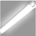 Airand LED Shop Lights for Garage 4FT with Plug, Utility Linkable LED Tube Light 5000K Under Cabinet Lighting,3600 LM LED Ceiling and Closet Light 36W, Corded Electric with ON/Off Switch, 4FT-1PCS
