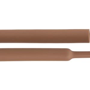 Heat Shrink Tubing, 10ft 3:1 Ratio Heat Shrink Tube, Waterproof Adhesive Lined Heat-Shrink Tubing for Wires, Insulation Sealing Oil-Proof Wear-Resistant (Brown, 3/16"(4.8mm))