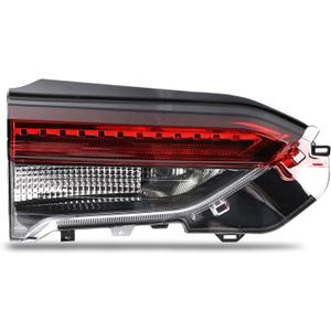 Tail Lights Compatible With 2019-2023 Toyota RAV4 Rear Light Taillights Left Driver Side Replace 81590-0R060 TO2802148(Inner Left Driver Side)