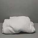 Bedding Waffle Pillowcase and Duvet Cover 120x180 In White