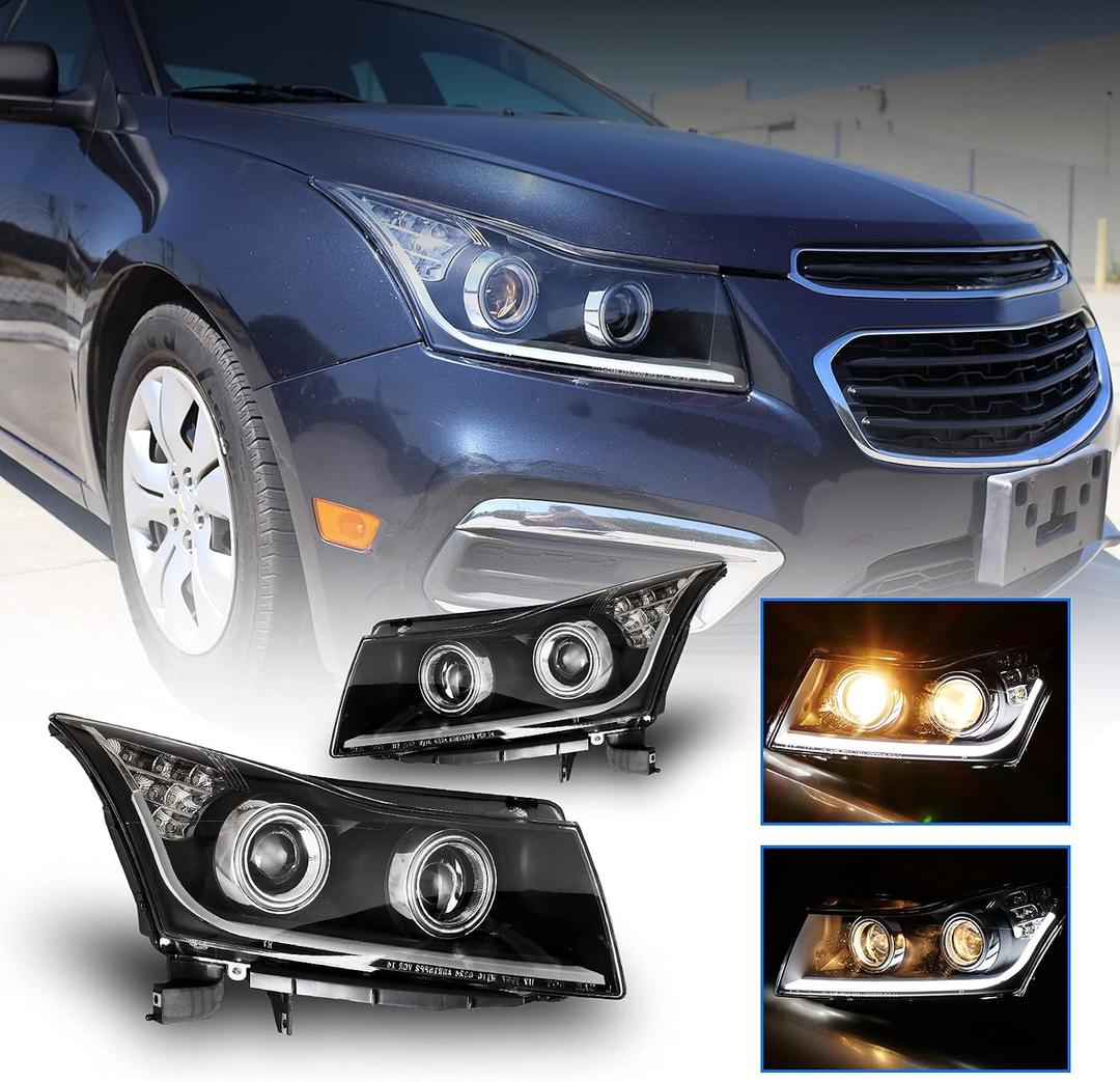 WOLFSTORM Headlight Assembly for 2011-2015 Chevy Cruze