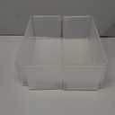 Soaoo 4 Pcs Large Clear Acrylic Riser for Display Acrylic Shelf Riser Jewelry Stand Retail Desktop Display Stand for Cupcake, Collectibles, Organize, Decor(10.25 x 4 x 4.25 Inches)