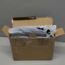 Wedama TSA Approved Toiletry Bag, 4 Pack Clear Makeup Bags with Handles, Quart Size Toiletry Bags, PVC Clear Cosmetic Bags for Women and Men, Carry on Airport Airline Compliant Bag, Black