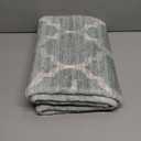 Lahome Moroccan Washable Kitchen Rugs- 2x4 Green Kitchen Mat Non-Slip Soft Bathroom Runner Throw Low-Pile Small Laundry Room Mat, Sage Print Distressed Floor Carpet Runners for Entryway Bedroom