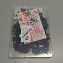 Rhinestone Self-Adhesive Letter Clothing Patches: Kingsow 48pcs Black Rhinestone Bling Letter Patch Stickers for DIY Crafts - Glitter Crystal Alphabet Patches Stick on Jackets, Hats, Bags