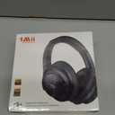 1Mii AI Y8+ Noise Cancelling Headphones Bluetooth 6.0, Over Ear Wireless LDAC Hi-Res Audio, 100H Playtime, Comfort Fit for Airplane Travel Home, AI Translation Voice Chat Custom EQ via App Black