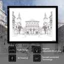 Huion A3 Light Box for Tattoo Tracing - AC Powered
Adjustable Brightness Light Pad with Clip for Tracing, Diamond Painting, Drawing, Sketching, Animation