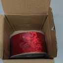 Briful Red Velvet Ribbon 2.5 Inch Christmas Tree Ribbon with Metallic Wired Gold Edge Velvet Ribbons for Valentine's Day Gift Wrapping Wreaths Garland Big Bow Crafts Supplies