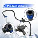 Pleoos 911-777 EVAP Vapor Canister Purge Valve Solenoid Hose, Vapor Canister Purge Valve Compatible with 2012-2018 Focus Replaces BV619D289HA, BV6Z9D289B, CP805, CP894, PV965