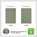 TYUU Bath Mat Set 2 Piece, Thin Bathroom Rugs Non Slip Washable Quick Dry