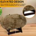15.5 Inch Large Plate Stands for Display, Wooden Picture Frame Stand, Decorative Easel Holder for Plates, Bowl, Plaque, Pictures, Books (1 Pack )
