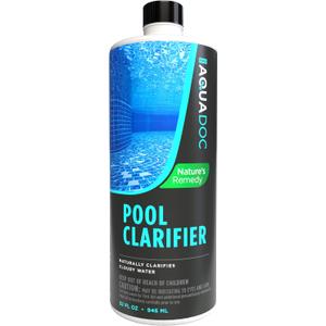 Ultimate Natural Pool Clarifier - an Eco-Friendly Way to get Clear Pool Water by Removing Cloudy Pool Water - AquaDoc Natural Pool Chemicals