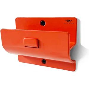 Orange Garage Storage Hooks - Heavy Duty Ladder Wall Mount, Wheelbarrow Hanger, Tool Holder, Hanging Brackets for Ladders, Folding Chairs
