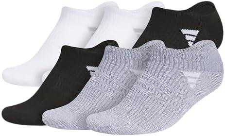 adidas Women's Superlite 3.0 No Show Athletic Socks (6-Pair) Low-Profile Fit with Targeted Padding and Arch Compression, 2 Pack