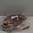 WHITIN Men's Wide Toe Box Canvas Minimalist Barefoot Shoes Width Zero Drop Minimus Sneaker Male Casual Tennis Walking Minimal Running Brown, Size 10 Wide (44)