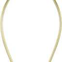 PATIKIL 9 Inch Lamp Harp Kit with Finial, 1 Set Detachable Shade Bracket Holder, DIY Lighting Accessories for Table Floor Lamps, Gold Tone