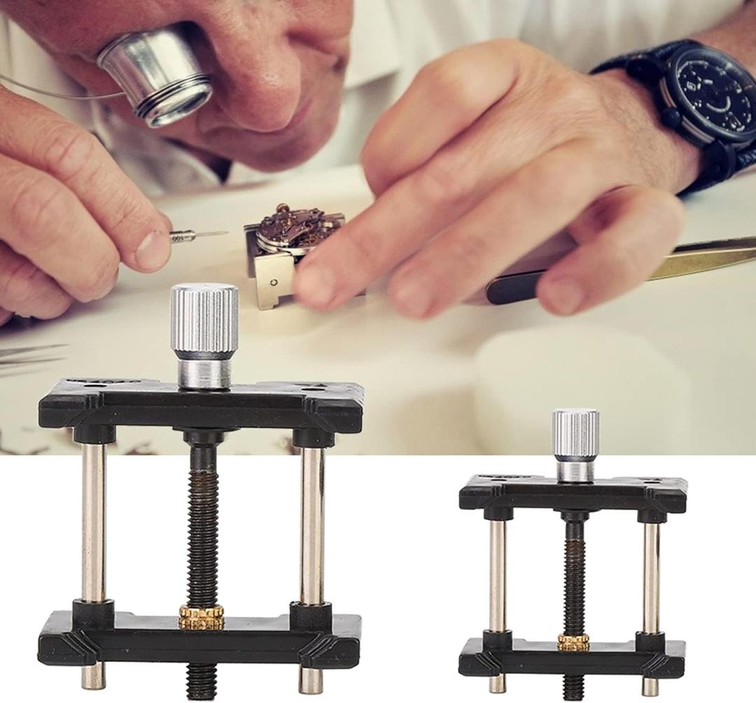 Watch Movement Holder, Plastic Movement Holder, 2pcs/Set Watch Movement Fixed Base Watch Repair Tools for Home Use Watchmakers Business Use