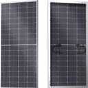Renogy Bifacial Solar Panel 250W N-Type 16BB, 250 Watt Solar Panel 12V Double-Side 25% High-Efficiency, PV Module Power Charger for RV Marine Rooftop Farm Battery and Other Off-Grid Applications