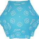 AMMSUN 5ft Seaside Beach Umbrella for Sand and Water Table - Kids Durable Umbrellas for children Beach Camping Garden Outdoor Play Shade