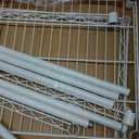 ULIFHOME U16 Upgraded Washer Dryer Stacking Rack for Narrow Laundry Room and Bathroom, Metal Over Washer and Dryer Storage Shelves for Saving Space, 29.5" W x 23.6" D x 53.1" H, White