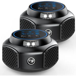 2 Pack Ultrasonic Pest Repellent Plug in, Indoor Electronic Deterrent for Mouse, Mice, Rat, Squirrel, Roach, Ant, Mosquito, Spider, Bug, Rodent Control for Kitchen, Garage, Attic, Home