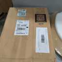 Mayfair Padded Toilet Seat, Cushioned Soft Vinyl over Wood Core Seat, Secure Hinges, Easy Clean, Made in USA, Elongated, White