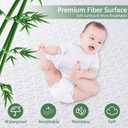 Premium Waterproof Mattress Protector Queen Size, Breathable Bed Cover 3D Air Fabric Cooling Mattress Pad Cover Smooth Soft Noiseless Washable, 8''-21'' Deep Pocket (White)
