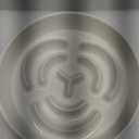 Ceramic Slow Feeder Dog Bowls,2.0 Cups Slow Feeder for Medium Large Breed,Puzzle Dog Food Bowl to Slow Down Eating, Anti-Gulping, Stop Bloat,Preventing Choking,8in,White