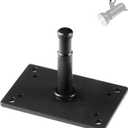 Studio Baby Pin Plate Wall Ceiling Mount,3.9" Mini Lighting Wall Holder with 5/8" Stud for Photo Studio Light Stand Flash Accessories