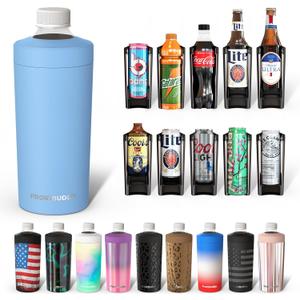 Universal Buddy XL Can Cooler by Frost Buddy - Fits 12-ounce, 16-ounce, 20-ounce, and 24-ounce Cans and Bottles - Keep Your Drinks Refreshingly Chilled for over 12 hours 