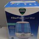Vicks Filter-Free Ultrasonic Humidifier, Recommended by Pediatricians, 1.2 Gal Ultrasonic Cool Mist Humidifiers for Bedrooms & Kids Rooms, Works with Vicks VapoPads